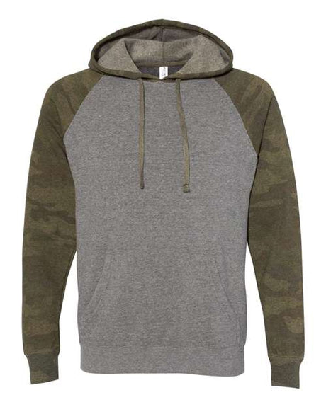 Independent Trading Co. Men's Special Blend Raglan Hooded Sweatshirt-1