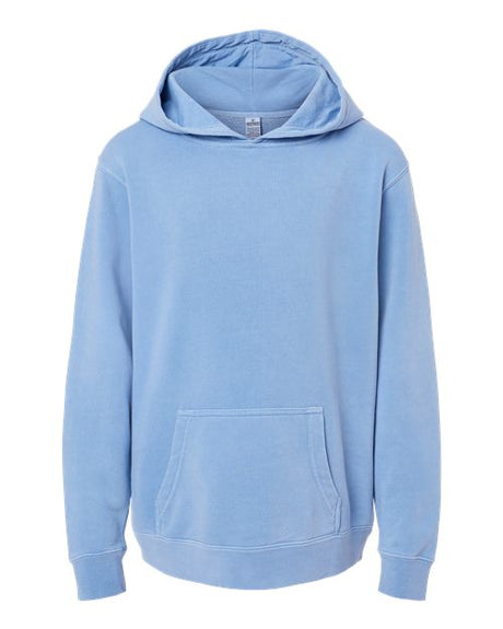 Independent Trading Co. Youth Midweight Pigment-Dyed Hooded Sweatshirt-1