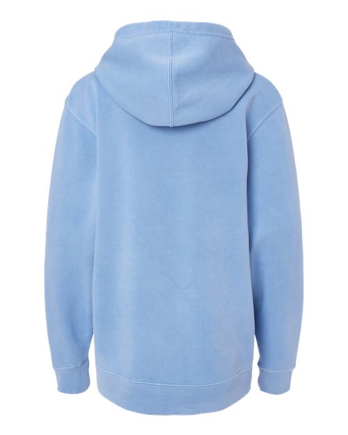 Independent Trading Co. Youth Midweight Pigment-Dyed Hooded Sweatshirt-2