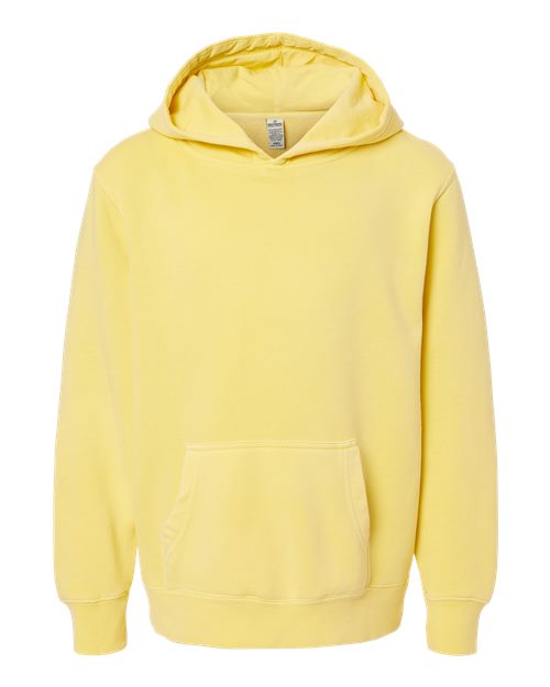 Independent Trading Co. Youth Midweight Pigment-Dyed Hooded Sweatshirt-1