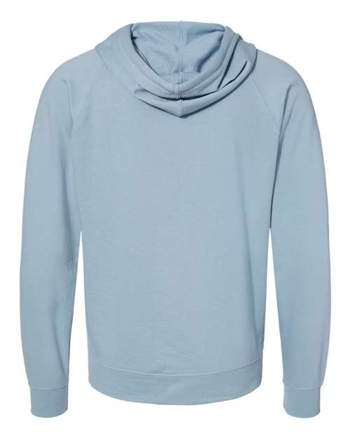 Independent Trading Co. Men's Icon Lightweight Loopback Terry Full-Zip Hooded Sweatshirt-2