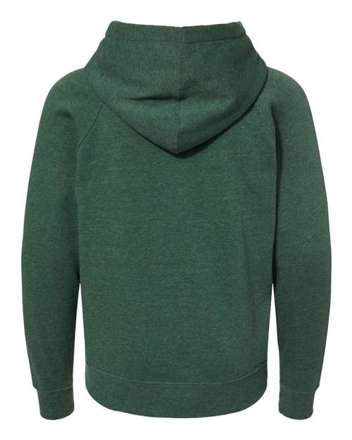 Independent Trading Co. Youth Lightweight Special Blend Raglan Hooded Sweatshirt-2