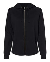 Independent Trading Co. Women's California Wave Wash Full-Zip Hooded Sweatshirt-1