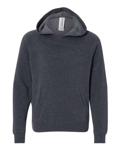 Independent Trading Co. Youth Lightweight Special Blend Raglan Hooded Sweatshirt-1
