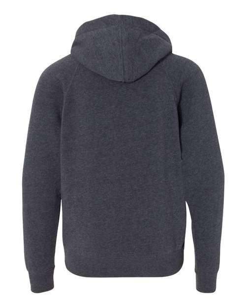 Independent Trading Co. Youth Lightweight Special Blend Raglan Hooded Sweatshirt-2