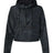 Independent Trading Co. Women's Lightweight Quarter-Zip Pullover Crop Windbreaker-1