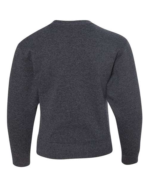 JERZEES Youth NuBlend Crewneck Sweatshirt-3