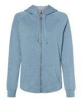 Independent Trading Co. Women's California Wave Wash Full-Zip Hooded Sweatshirt-1
