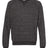 JERZEES Men's Snow Heather French Terry Crewneck Sweatshirt-1