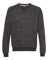 JERZEES Men's Snow Heather French Terry Crewneck Sweatshirt-1