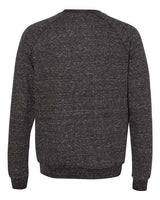 JERZEES Men's Snow Heather French Terry Crewneck Sweatshirt-2