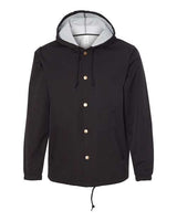 Independent Trading Co. Men's Water-Resistant Hooded Windbreaker-1