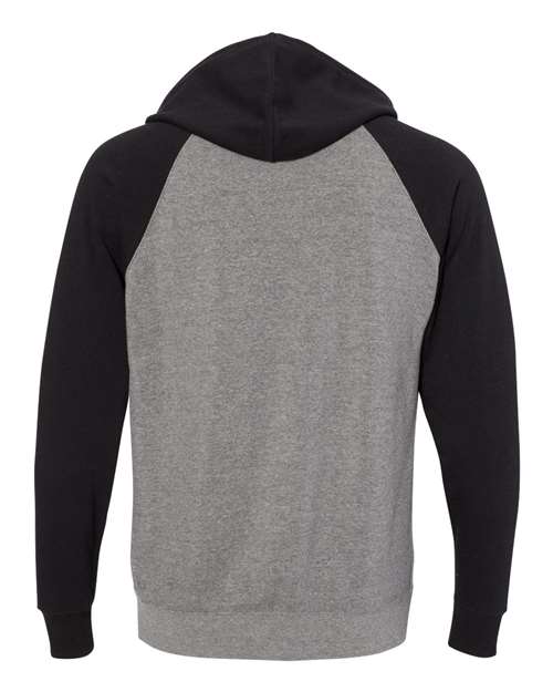 Independent Trading Co. Men's Special Blend Raglan Hooded Sweatshirt-2