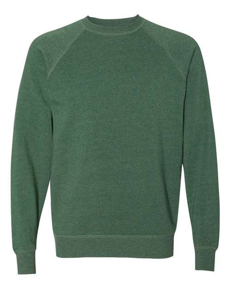 Independent Trading Co. Men's Special Blend Raglan Crewneck Sweatshirt-1