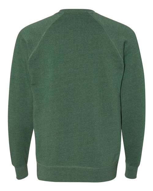 Independent Trading Co. Men's Special Blend Raglan Crewneck Sweatshirt-2