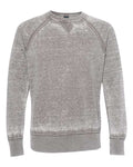 J. America Men's Vintage Zen Fleece Crewneck Sweatshirt-1
