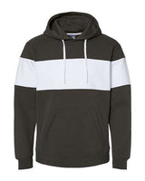 J. America Men's Varsity Fleece Colorblocked Hooded Sweatshirt-1