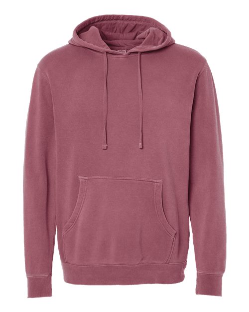 Independent Trading Co. Men's Midweight Pigment-Dyed Hooded Sweatshirt-1
