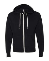 Independent Trading Co. Men's Heathered French Terry Full-Zip Hooded Sweatshirt-1