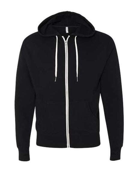 Independent Trading Co. Men's Heathered French Terry Full-Zip Hooded Sweatshirt-1