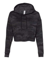 Independent Trading Co. Women’s Lightweight Crop Hooded Sweatshirt-1