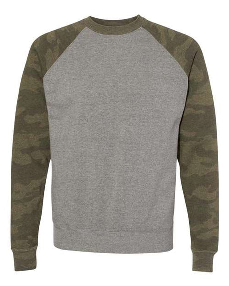 Independent Trading Co. Men's Special Blend Raglan Crewneck Sweatshirt-1
