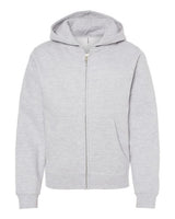 Independent Trading Co. Youth Midweight Full-Zip Hooded Sweatshirt-1