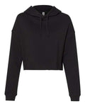 Independent Trading Co. Women’s Lightweight Crop Hooded Sweatshirt-1
