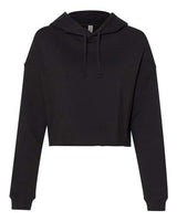 Independent Trading Co. Women’s Lightweight Crop Hooded Sweatshirt-1