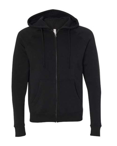 Independent Trading Co. Men's Special Blend Raglan Full-Zip Hooded Sweatshirt-1