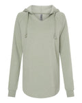 Independent Trading Co. Women’s Lightweight California Wave Wash Hooded Sweatshirt-1