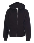 Independent Trading Co. Youth Midweight Full-Zip Hooded Sweatshirt-1