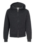 Independent Trading Co. Youth Midweight Full-Zip Hooded Sweatshirt-1