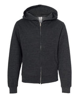Independent Trading Co. Youth Midweight Full-Zip Hooded Sweatshirt-1