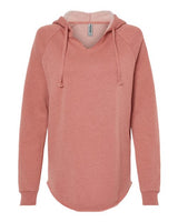 Independent Trading Co. Women’s Lightweight California Wave Wash Hooded Sweatshirt-1