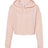 Independent Trading Co. Women’s Lightweight Crop Hooded Sweatshirt-1