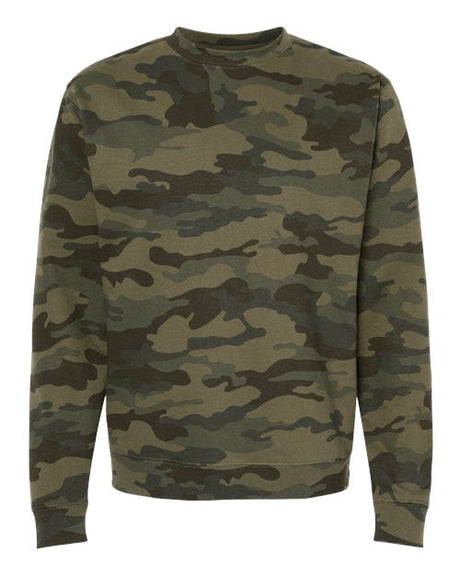 Independent Trading Co. Men's Midweight Crewneck Sweatshirt-1