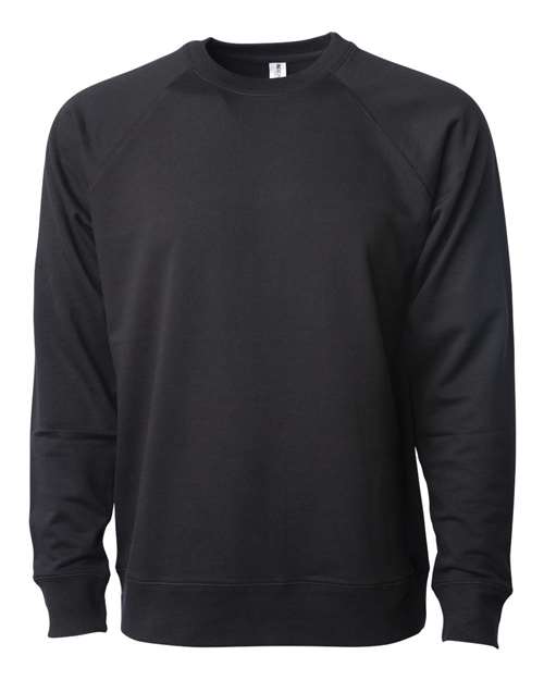 Independent Trading Co. Men's Icon Lightweight Loopback Terry Crewneck Sweatshirt-1