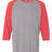 JERZEES Men's Triblend Three-Quarter Raglan Baseball T-Shirt-1