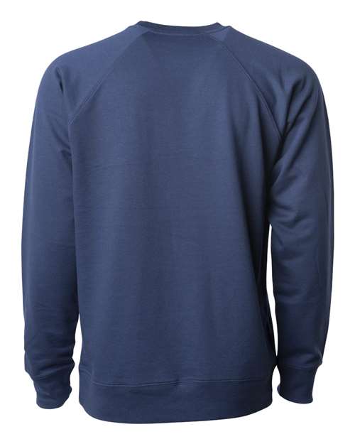 Independent Trading Co. Men's Icon Lightweight Loopback Terry Crewneck Sweatshirt-2