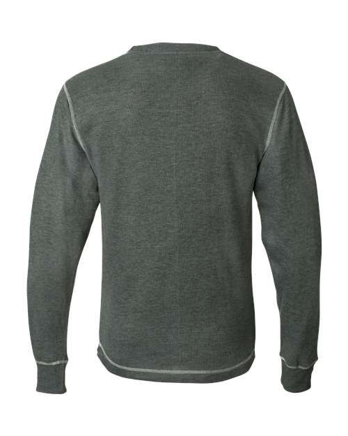 J. America Men's Vintage Thermal Long Sleeve T-Shirt-2