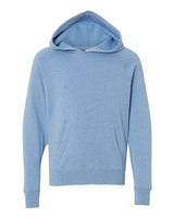 Independent Trading Co. Youth Lightweight Special Blend Raglan Hooded Sweatshirt-1