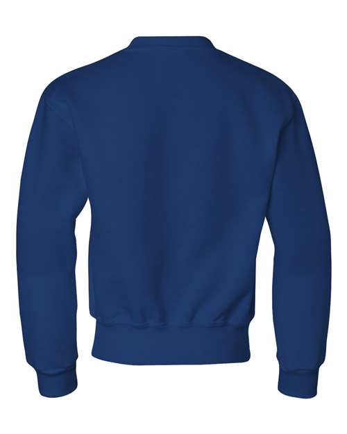 JERZEES Youth NuBlend Crewneck Sweatshirt-3