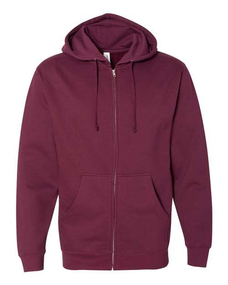 Independent Trading Co. Men's Midweight Full-Zip Hooded Sweatshirt-1