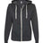 Independent Trading Co. Men's Heathered French Terry Full-Zip Hooded Sweatshirt-1