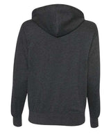 Independent Trading Co. Men's Heathered French Terry Full-Zip Hooded Sweatshirt-2
