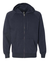 Independent Trading Co. Men's Special Blend Raglan Full-Zip Hooded Sweatshirt-1