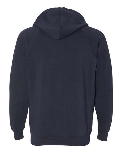 Independent Trading Co. Men's Special Blend Raglan Full-Zip Hooded Sweatshirt-2