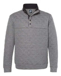J. America Men's Quilted Half-Snap Pullover-1