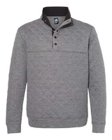 J. America Men's Quilted Half-Snap Pullover-1